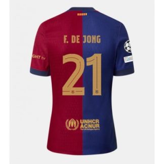 Novo Moški Nogometnih dresov Barcelona Domači 2024-25 Frenkie de Jong 21