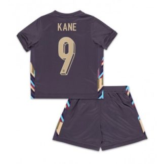 Novo Otroški Nogometni Dresi Reprezentance za otroke Anglija Gostujoči Euro 2024 Harry Kane 9