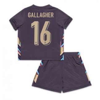 Novo Otroški Nogometni dresi za otroke Anglija Gostujoči Euro 2024 Conor Gallagher 16