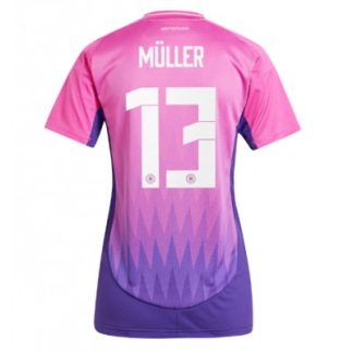 Novo Ženski Nogometni dresi Nemčija Reprezentance Gostujoči Euro 2024 Thomas Muller 13