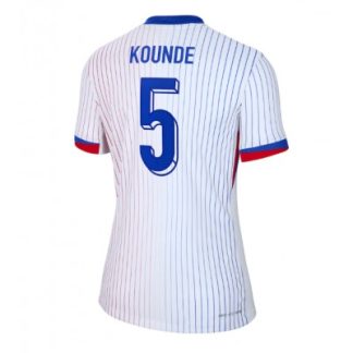 Novo Ženski Nogometni dresi trgovine Francija Reprezentance Gostujoči EM 2024 Jules Kounde 5