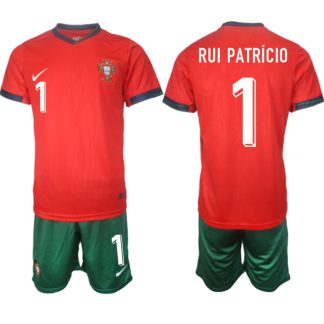 Poceni Moški Nogometni dresi Portugalska Reprezentance Domači Euro 2024 Rui Patricio 1