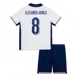 Poceni Otroški Nogometni dresi za otroke Anglija Domači Euro 2024 Alexander-Arnold 8