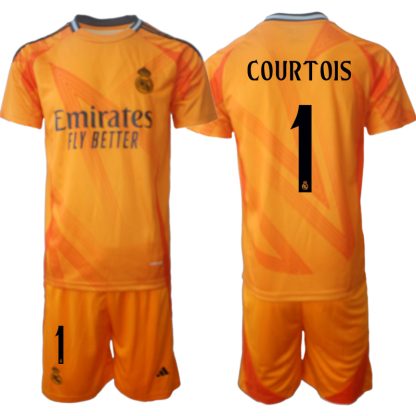 Novo Moške Nogometnih Dresov Real Madrid Gostujoči 2024-25 Thibaut Courtois 1