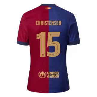 Poceni Moški Nogometni dresi Barcelona Domači 2024 2025 Andreas Christensen 15