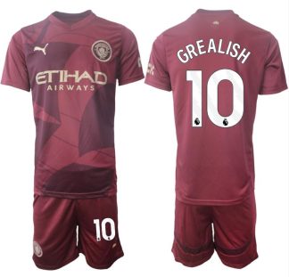 Moški Nogometni dresi Manchester City Tretji 2024-2025 Prodaja Jack Grealish 10