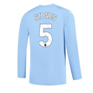 Novo Nogometni Dresi Manchester City Domači 2023-24 z lastnim tiskom John Stones 5