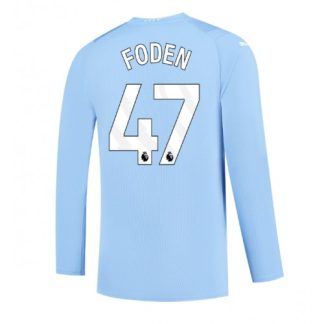 Novo Nogometni Dresi Manchester City Domači 2023-24 z lastnim tiskom Phil Foden 47