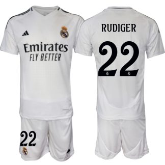 Prodaja Moške Nogometnih Dresov Real Madrid Domači 2024-25 Antonio Rudiger 22