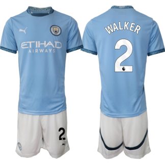 Prodaja Moški Nogometni dresi Kompleti Manchester City Domači 2024-2025 Kyle Walker 2