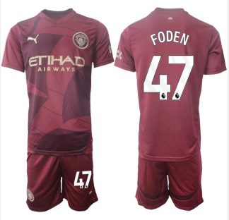 Prodaja Moški Nogometni dresi Manchester City Tretji 2024-2025 Phil Foden 47