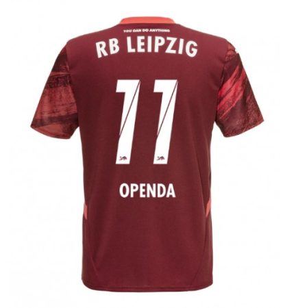 Moški Nogometni dresi RB Leipzig Gostujoči 2024-2025 Kratek Rokav tisk Lois Openda 11