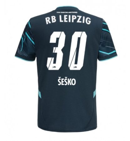 Moški Nogometni dresi RB Leipzig Tretji 2024-2025 Kratek Rokav tisk Benjamin Sesko 30