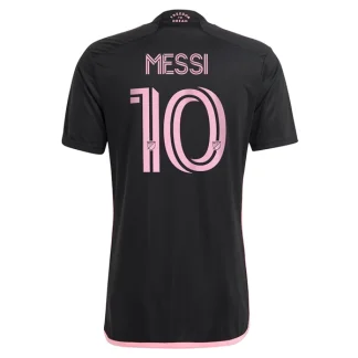 Novo Inter Miami CF Gostujoči Kratek Rokav 2024-25 Moški Nogometni dresi Lionel Messi 10