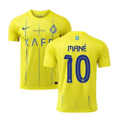 Novo Moški Nogometni dresi Al-Nassr Domači 2023-2024 Kratek Rokav Sadio Mane 10