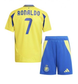 Otroški Nogometni dresi kompleti Al-Nassr Domači 2024-25 Cristiano Ronaldo 7 prodaja