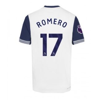 Poceni Moške Nogometnih dresov Tottenham Hotspur Domači dresi 2024-2025 Cristian Romero 17