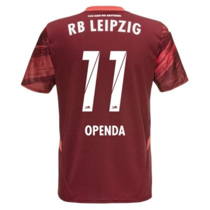 Poceni Moški Nogometni dresi RB Leipzig Gostujoči 2024-2025 Kratek Rokav Openda 11