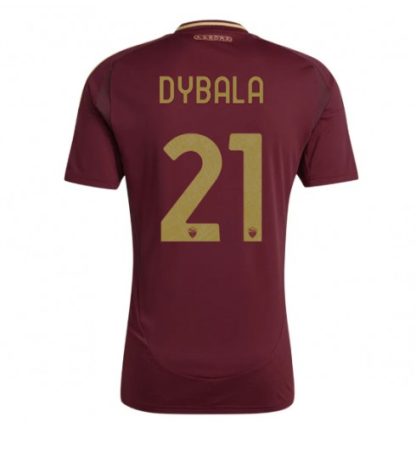 Poceni Nogometni dresi AS Roma Domači Moški 2024-25 Paulo Dybala 21