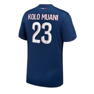 Poceni Nogometni dresi Paris Saint-Germain PSG Domači 2024-2025 Randal Kolo Muani 23