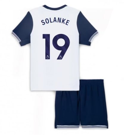 Poceni Otroški Nogometni dresi kompleti Tottenham Hotspur Domači 2024-2025 Dominic Solanke 19