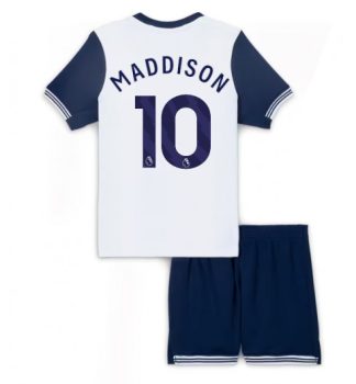 Poceni Otroški Nogometni dresi kompleti Tottenham Hotspur Domači 2024-2025 James Maddison 10