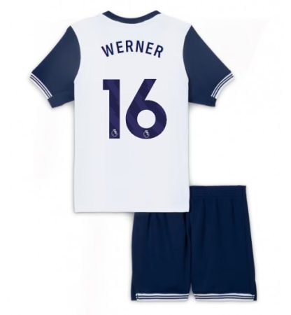 Poceni Otroški Nogometni dresi kompleti Tottenham Hotspur Domači 2024-2025 Timo Werner 16