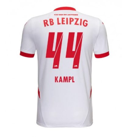 Prodajo Moški Nogometni dresi RB Leipzig Domači 2024-25 bela rdeča Kevin Kampl 44