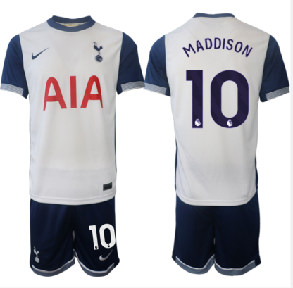 Prodajo Nogometni dresi kompleti Tottenham Hotspur Domači 2024-2025 James Maddison 10