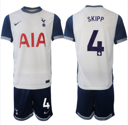 Prodajo Nogometni dresi kompleti Tottenham Hotspur Domači 2024-2025 Oliver Skipp 4