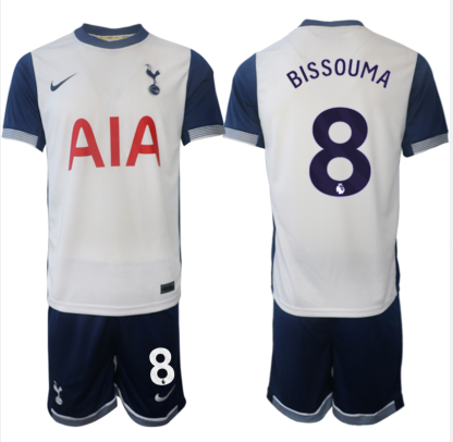 Prodajo Nogometni dresi kompleti Tottenham Hotspur Domači 2024-2025 Yves Bissouma 8