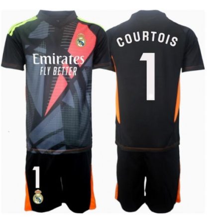 Kje Kupiti Otroški Nogometni Dresi za otroke Kompleti Real Madrid Gostujoči 2024-25 Thibaut Courtois 1