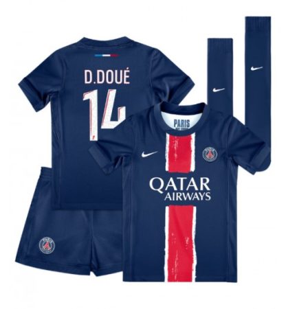 Kje Kupiti Otroški Nogometni dres Paris Saint-Germain PSG Domači 2024-25 Desire Doue 14