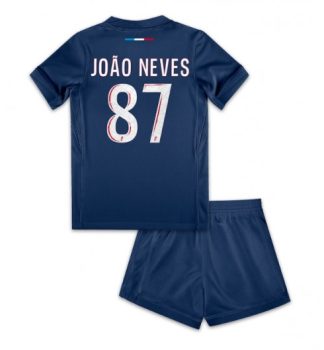 Kje Kupiti Otroški Nogometni dres Paris Saint-Germain PSG Domači 2024-25 Joao Neves 87