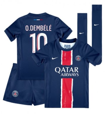 Kje Kupiti Otroški Nogometni dres Paris Saint-Germain PSG Domači 2024-25 Ousmane Dembele 10