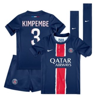 Kje Kupiti Otroški Nogometni dres Paris Saint-Germain PSG Domači 2024-25 Presnel Kimpembe 3