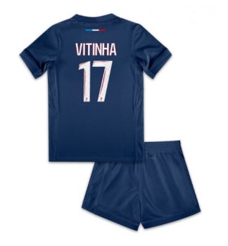 Kje Kupiti Otroški Nogometni dres Paris Saint-Germain PSG Domači 2024-25 Vitinha 17