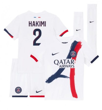 Kje Kupiti Otroški Nogometni dres Paris Saint-Germain PSG Gostujoči 2024-25 Achraf Hakimi 2