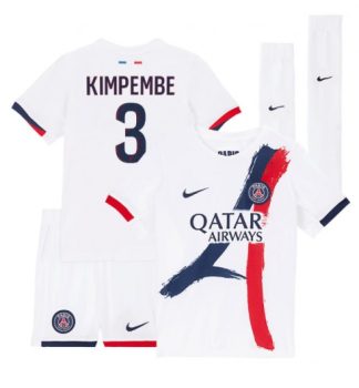 Kje Kupiti Otroški Nogometni dres Paris Saint-Germain PSG Gostujoči 2024-25 Presnel Kimpembe 3