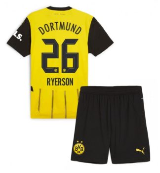 Kupiti Otroški Nogometni dresi kompleti BVB Borussia Dortmund Domači 2024-25 Julian Ryerson 26 na spletu