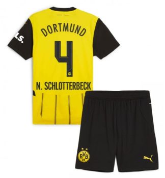 Kupiti Otroški Nogometni dresi kompleti za otroke BVB Borussia Dortmund Domači 2024-25 Nico Schlotterbeck 4 na spletu