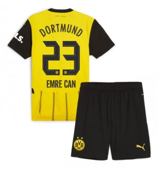 Poceni Otroški Nogometni dresi kompleti za otroke BVB Borussia Dortmund Domači 2024-25 Emre Can 23