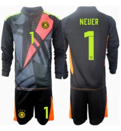 Nakup Otroški Nogometni dresi reprezentance Nemčija Vratar Domači EP 2024 Manuel Neuer 1